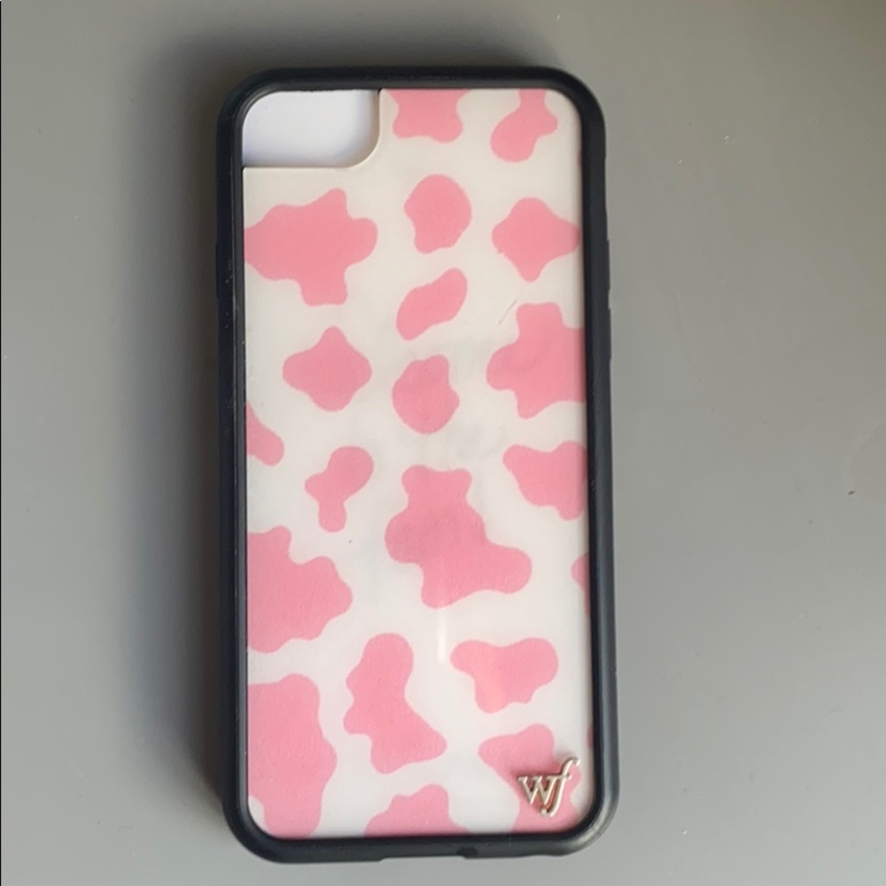 iPhone 6/7/8 wildflower case/ pink moo case